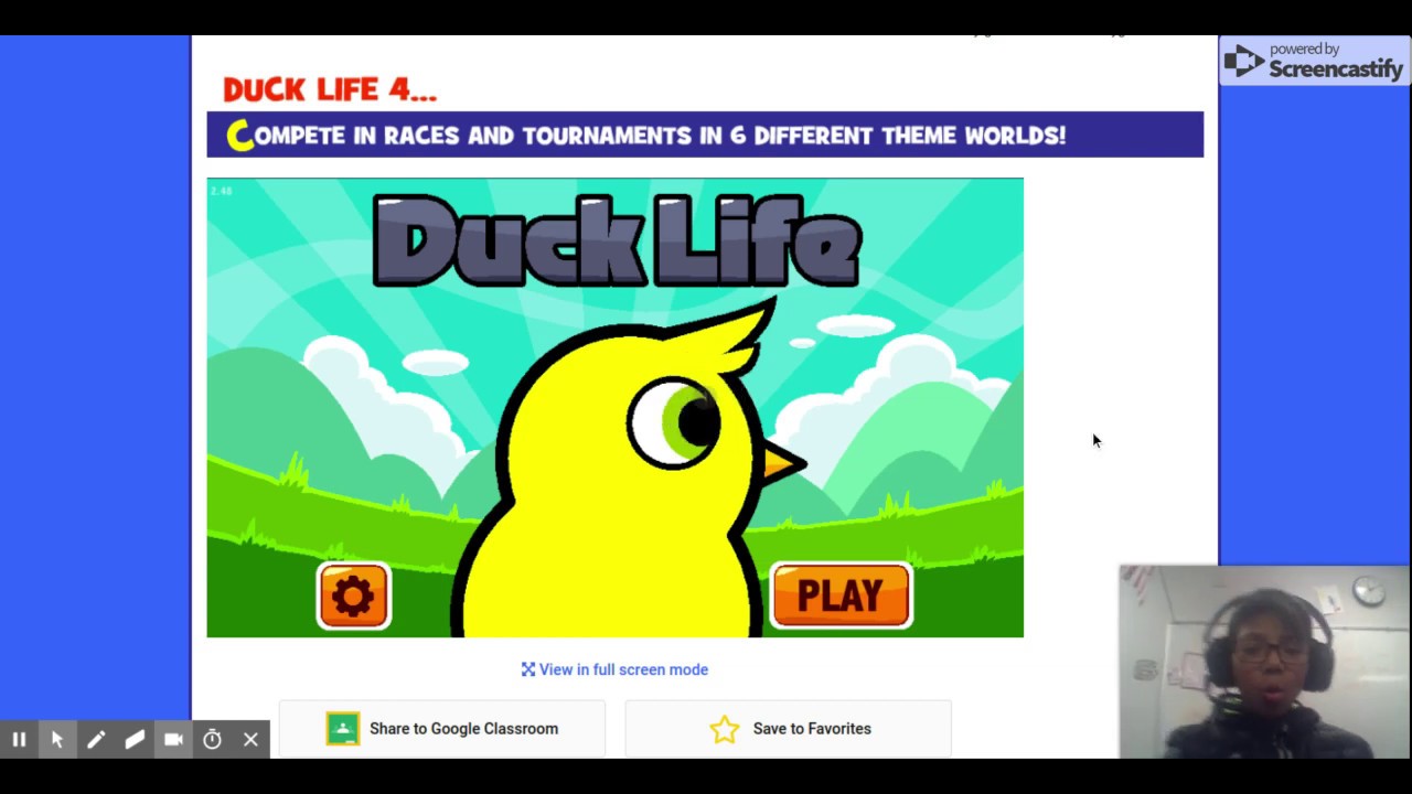 play duck life 4