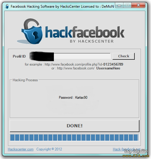 برنامج facebook account hacker